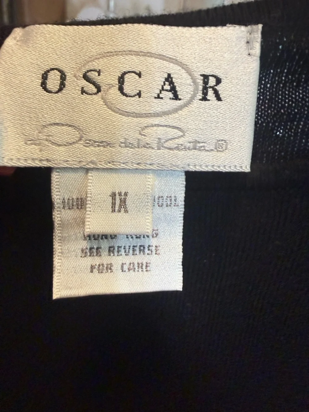 Oscar De La Renta 100% Merino Wool Lightweight Shell Sweater 1X